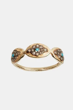 Bague Folk turquoise