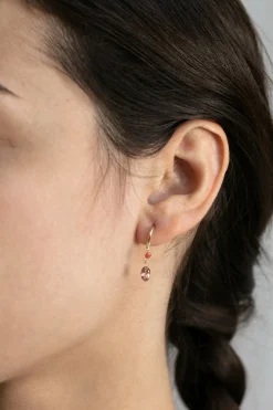 Boucles Jolie coral