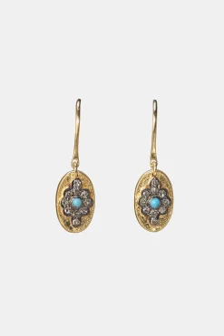 Boucles Liby turquoise