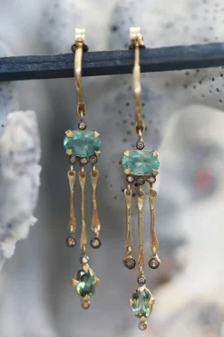 Boucles Mina green