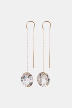 Boucles Tena white aqua