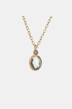 Collier Aby blue
