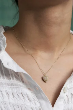 Collier Coeur perle