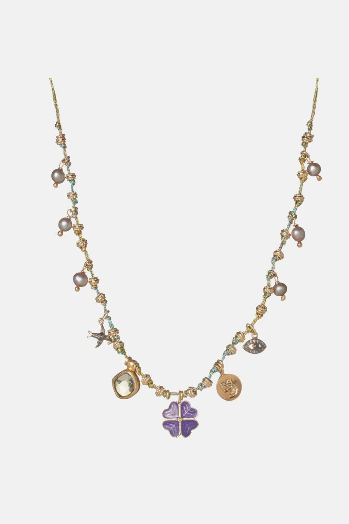 Collier June blue