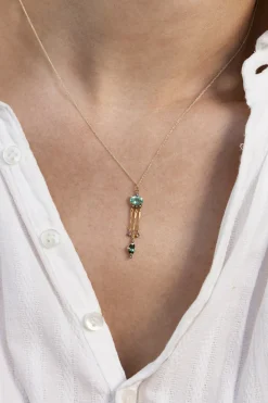 Collier Olive green