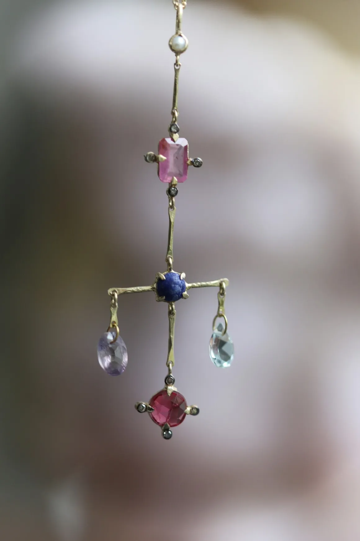 Collier Scotty pink