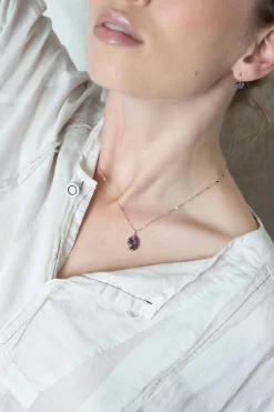 Collier Sofia violet